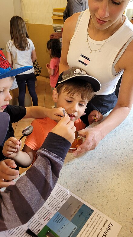 Ora una degustazione di miele